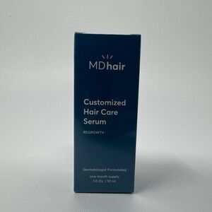 MDhair Customized Hair Care Serum Regrowth Dermatologist Formulated 1.0 Oz 30 ml